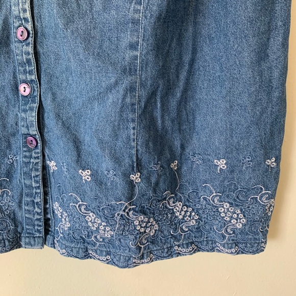 Penningtons Sleeveless Denim Jeans Blouse - Picture 7 of 7